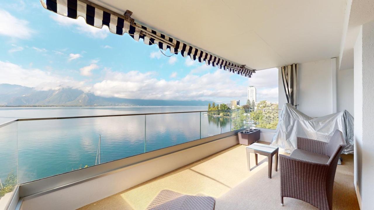 Lakefront Apartment With Exceptional View Territet Екстериор снимка